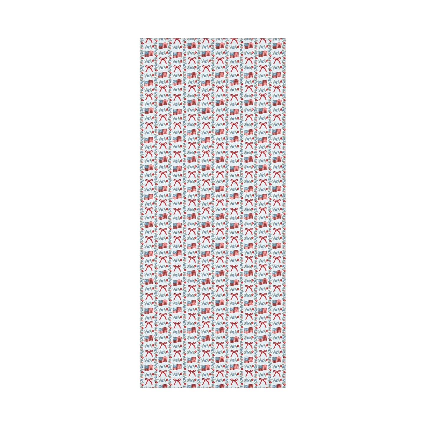 Summer Patriotic Coquette Wrapping Paper