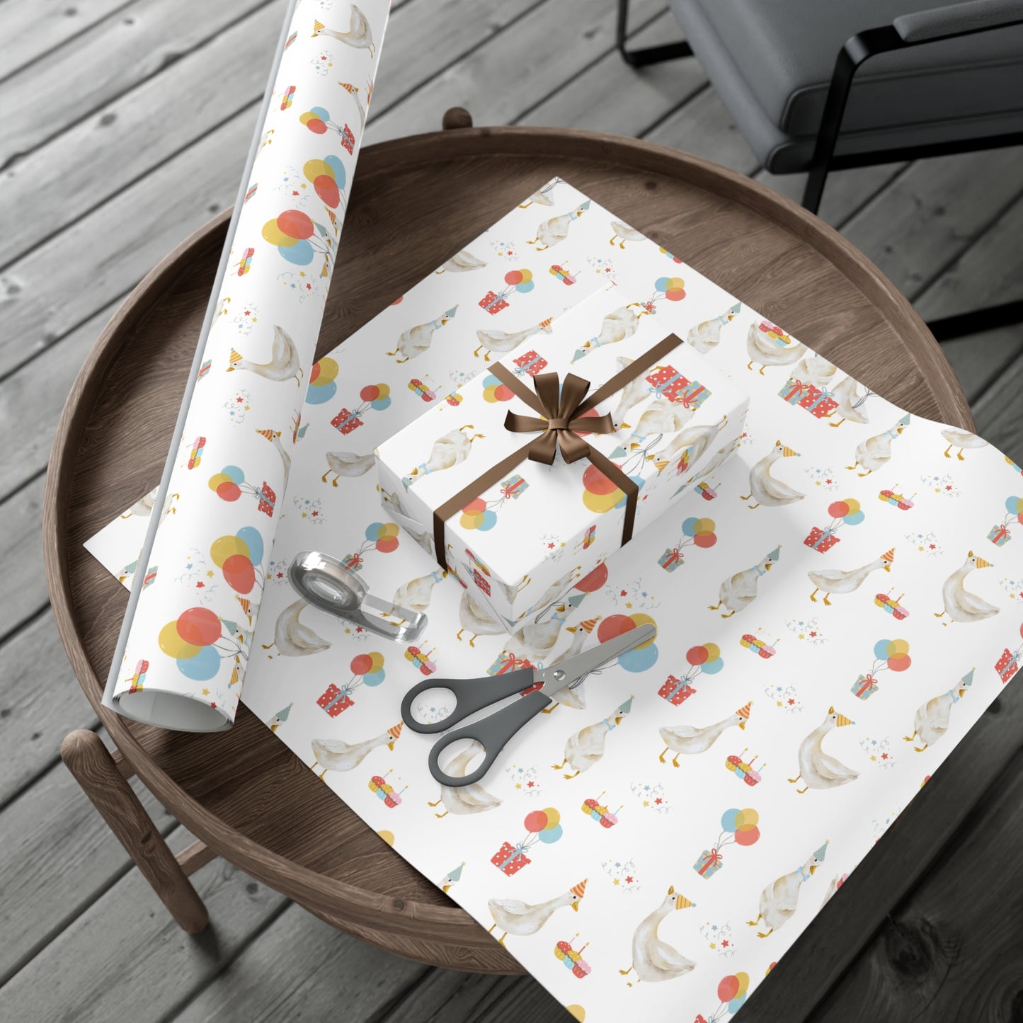 Goose Birthday Wrapping Paper