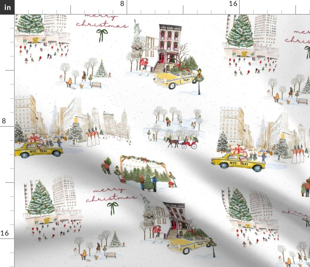 NYC Christmas Comforter
