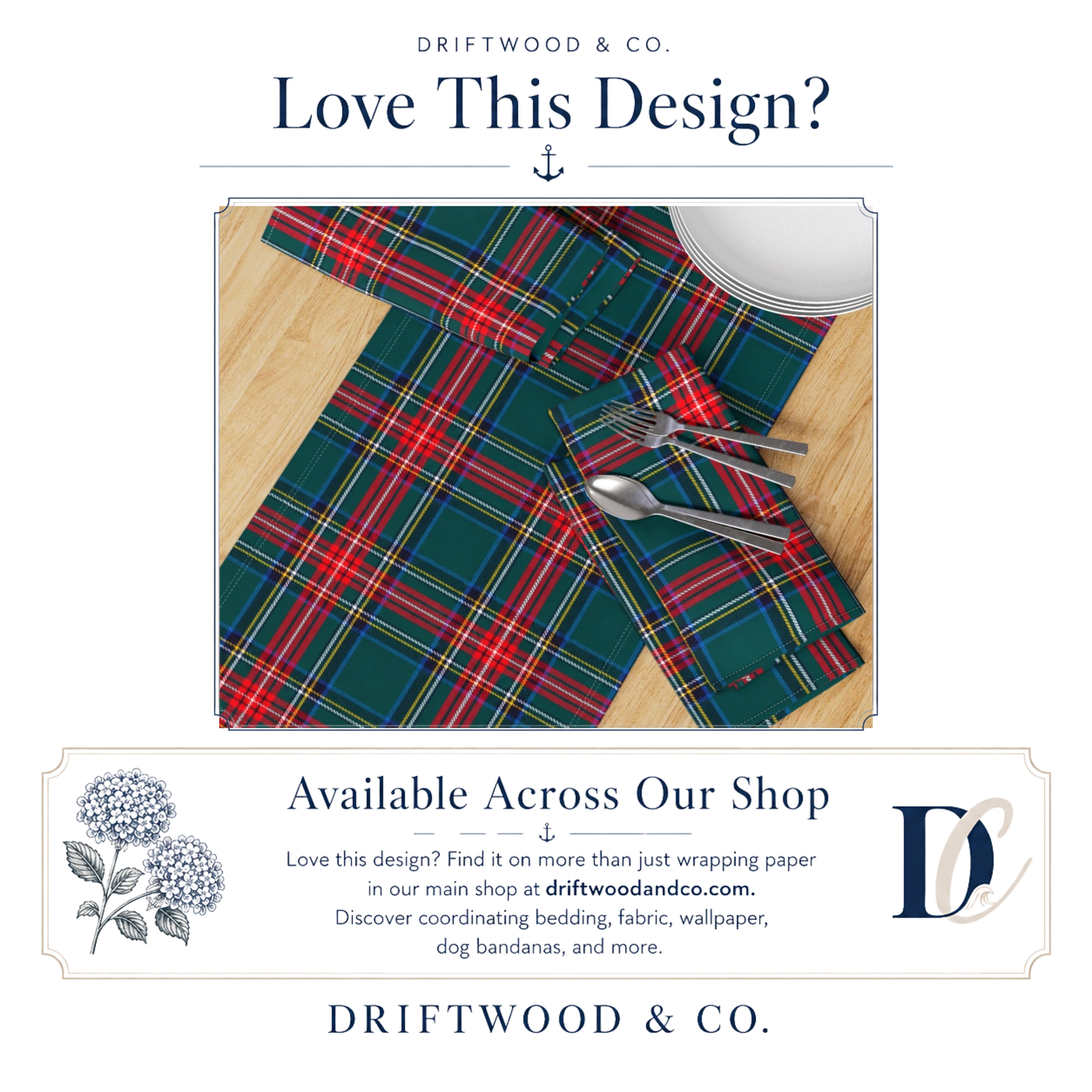 Traditional Kensington Classic Christmas Tartan Plaid