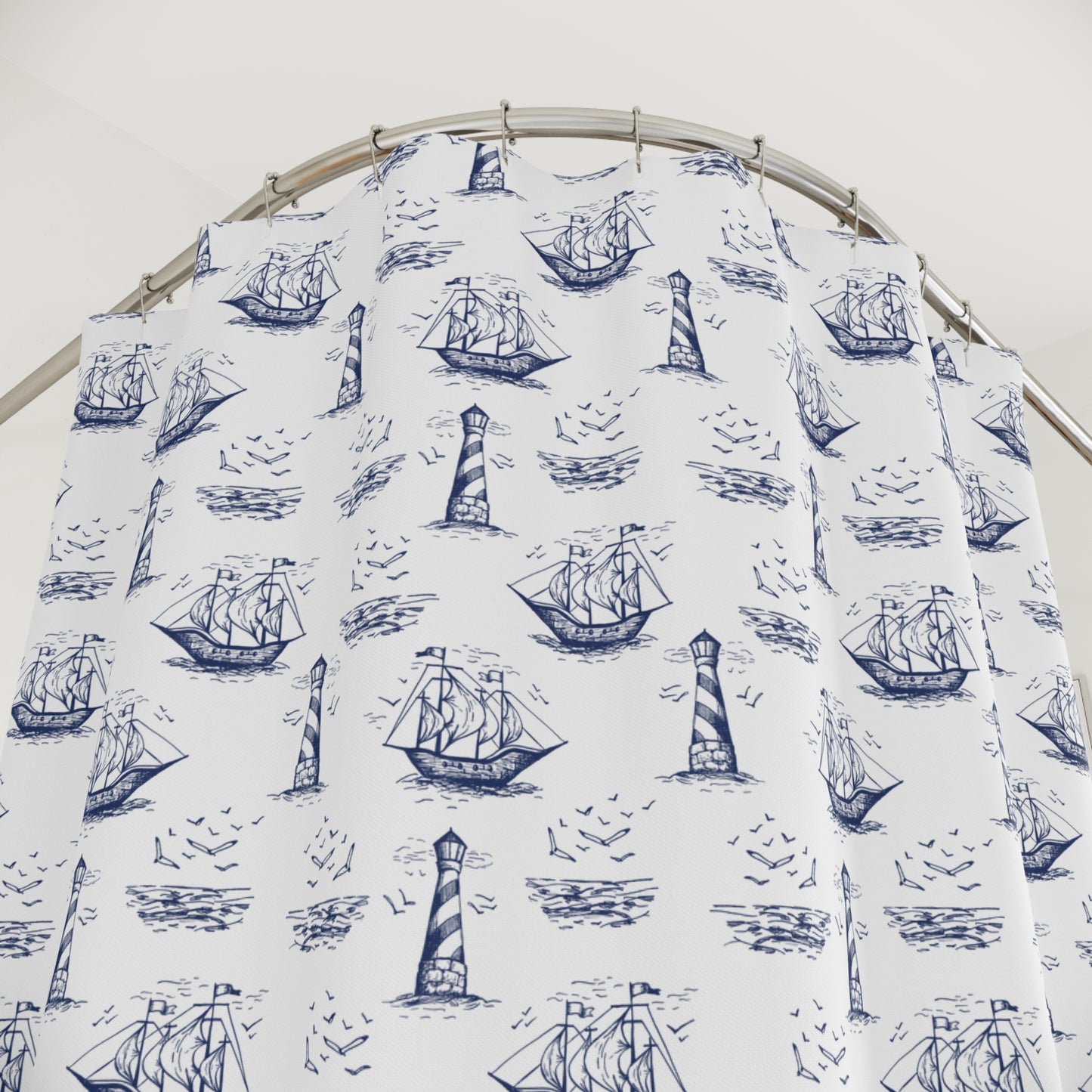 Nautical Summer Shower Curtain
