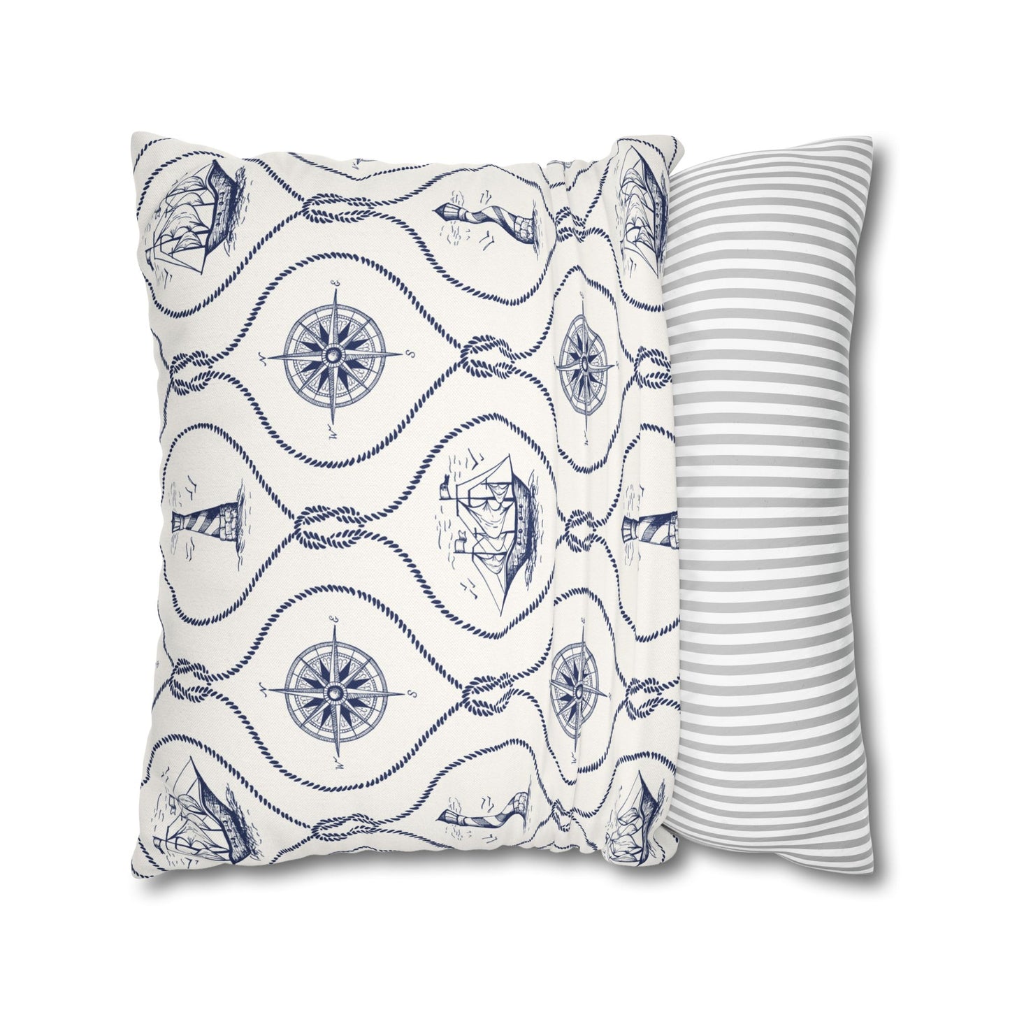 Nautical Summer Pillow Cover, Summer Home Decor, Boat House, Beach House, Marina