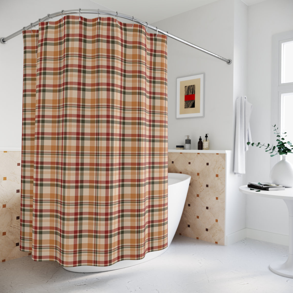 Cider Mill Plaid Shower Curtain