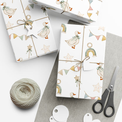 Neutral Goose Baby Shower