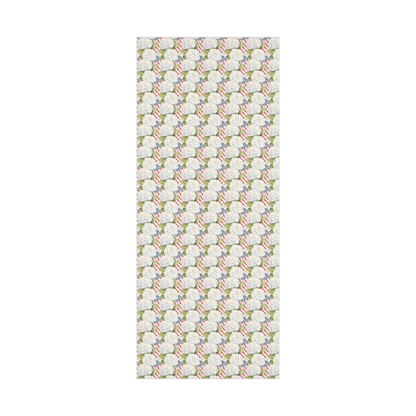 Summer Patriotic Hydrangea Wrapping Paper