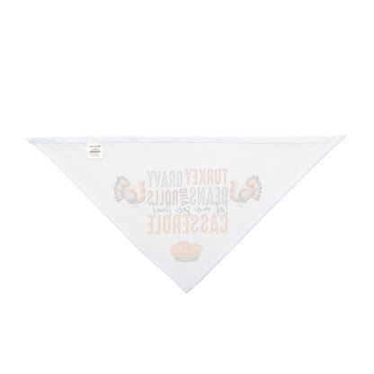 Funny Thanksgiving "Let Me See That Casserole" Dog Bandana