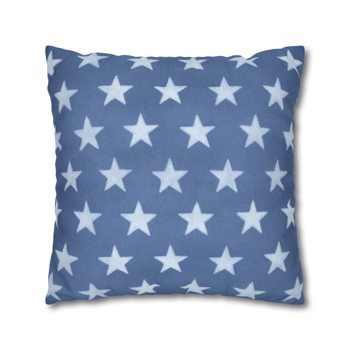 Faded Rustic Style Stars Patriotic Pillow Cover, Pairs Well W/ Our Rustic Red Striped Pillow Cover, Farmhouse Summer Decor