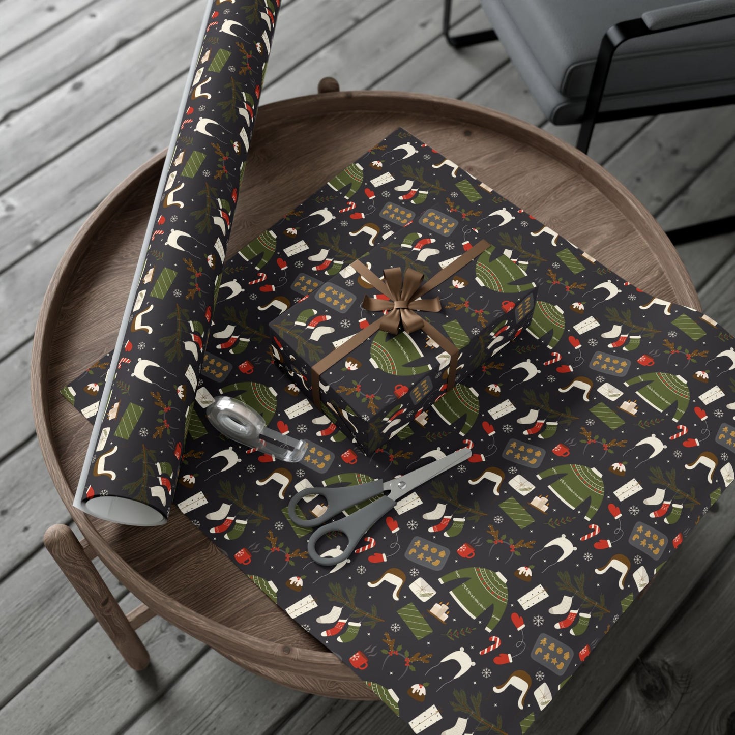 Men's Christmas Wrapping Paper