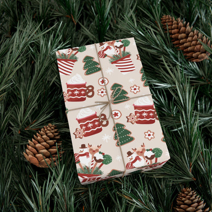 Christmas Cake Pop and Cocoa Wrapping