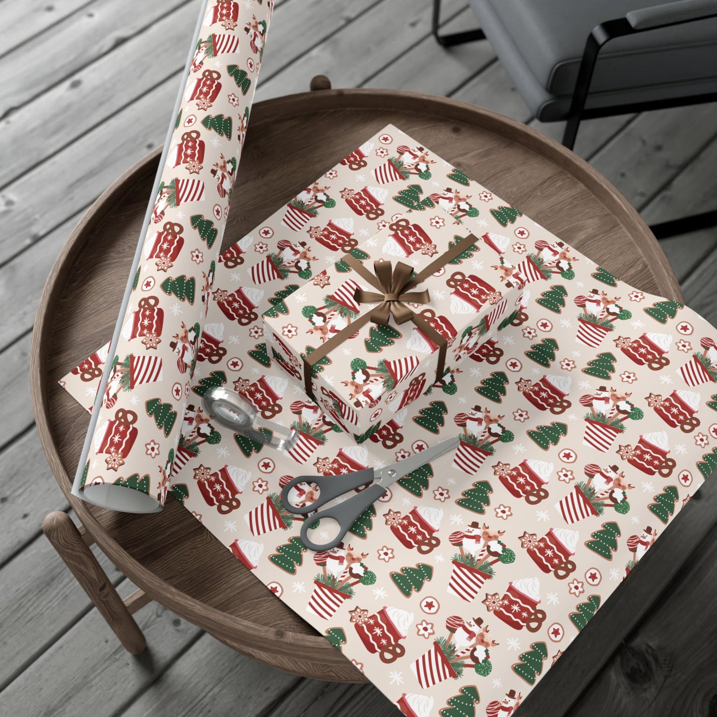 Christmas Cake Pop and Cocoa Wrapping