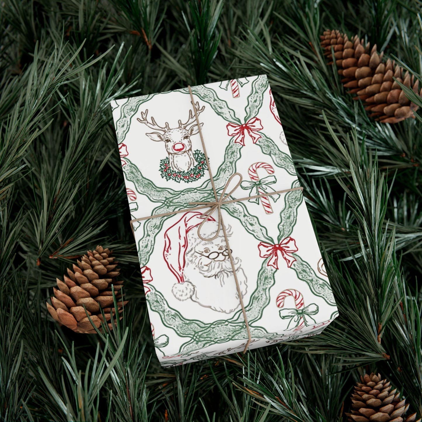 Christmas Teddy Wrapping Paper