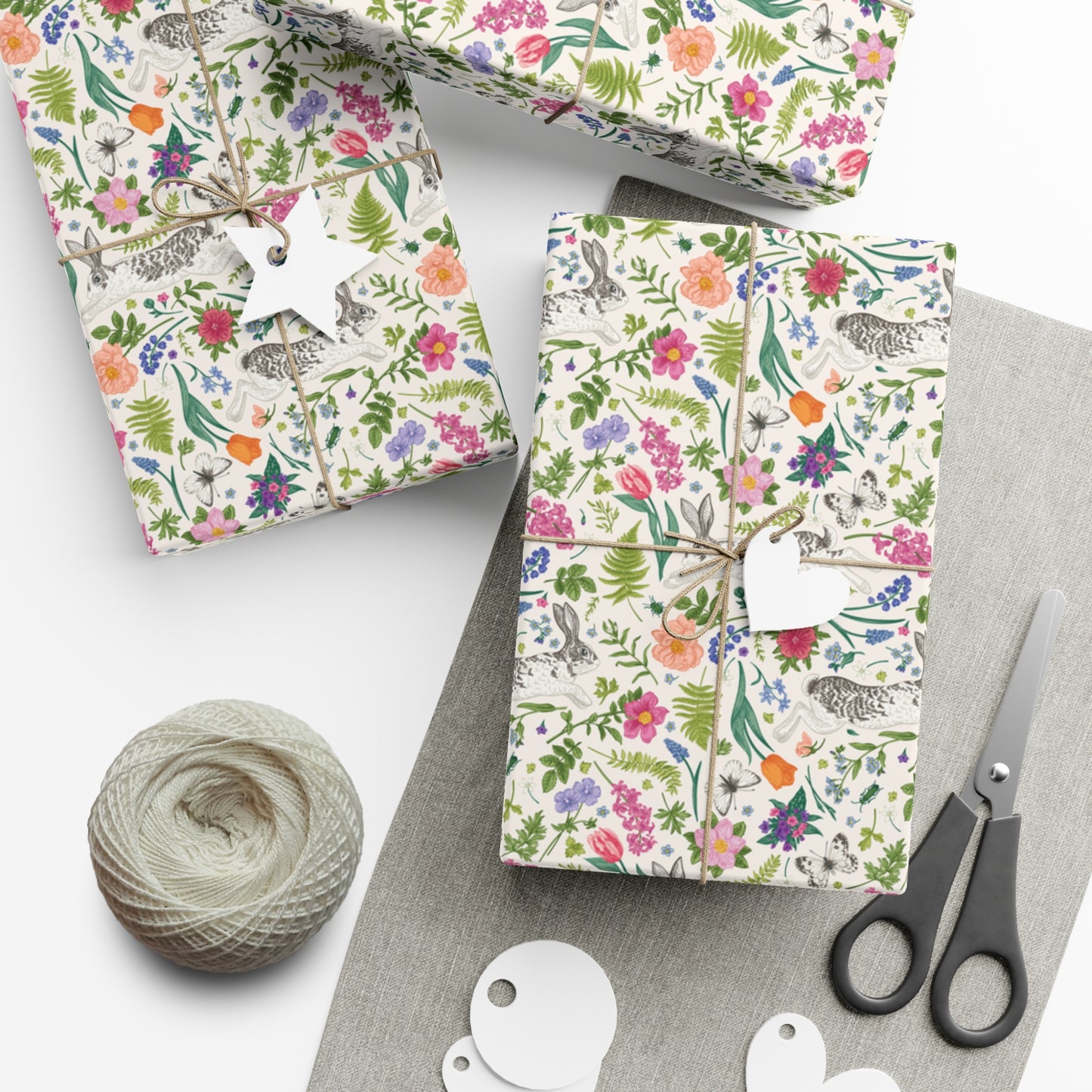 Copy of Colorful Easter Wrapping Paper, Adorable Bunnies Gift Wrap, Wrapping Paper, Easter Gift, Easter Basket, Easter Rabbit