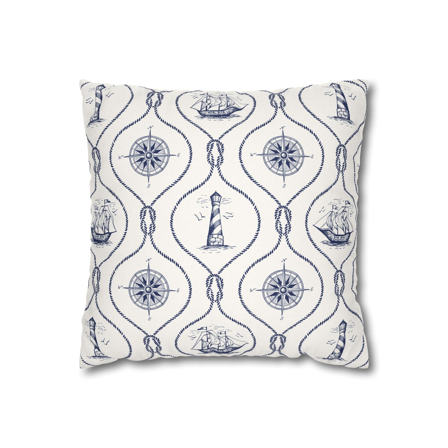 Nautical Summer Pillow Cover, Summer Home Decor, Boat House, Beach House, Marina