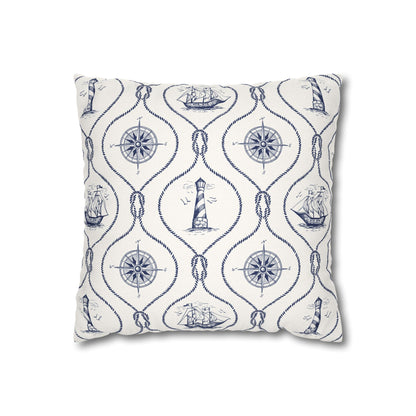 Nautical Summer Pillow Cover, Summer Home Decor, Boat House, Beach House, Marina
