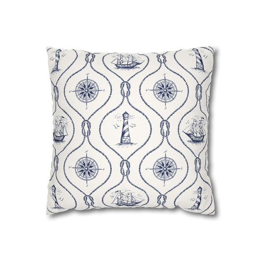 Nautical Summer Pillow Cover, Summer Home Decor, Boat House, Beach House, Marina
