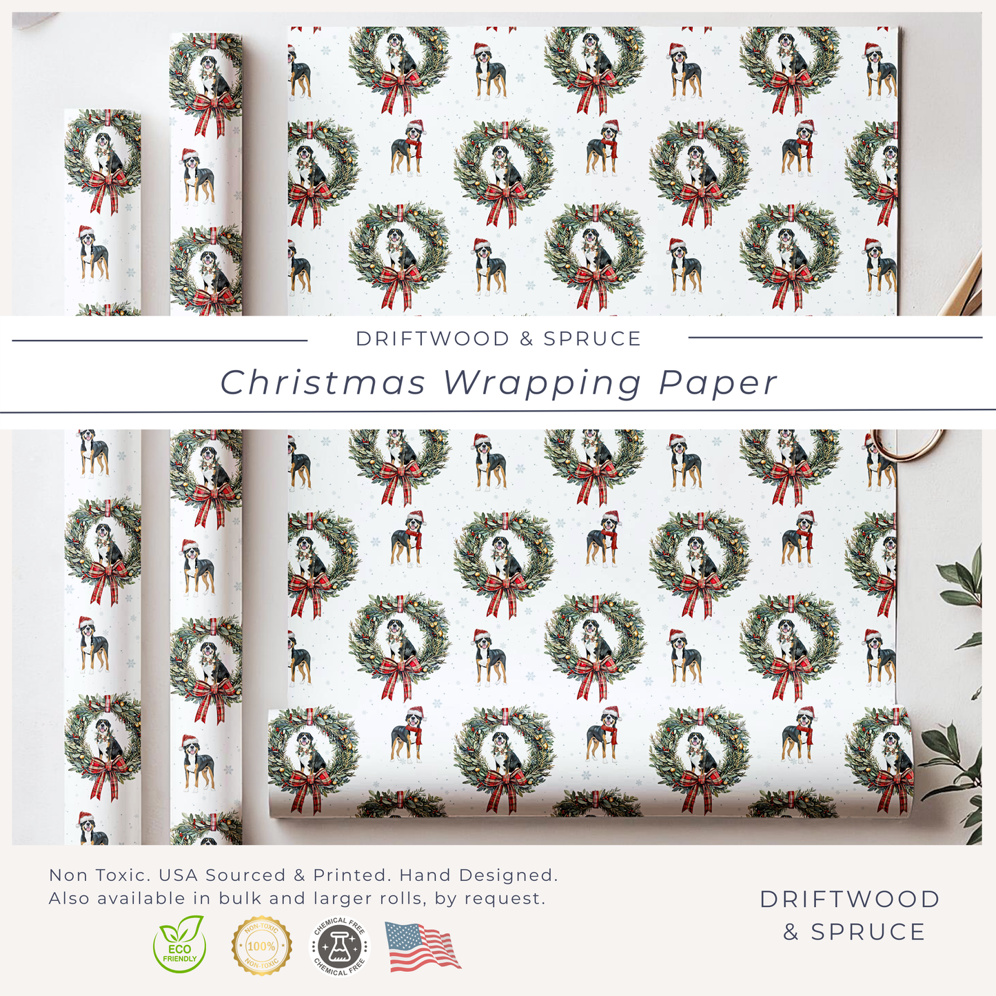 New Greater Swiss Mountain Dog Christmas