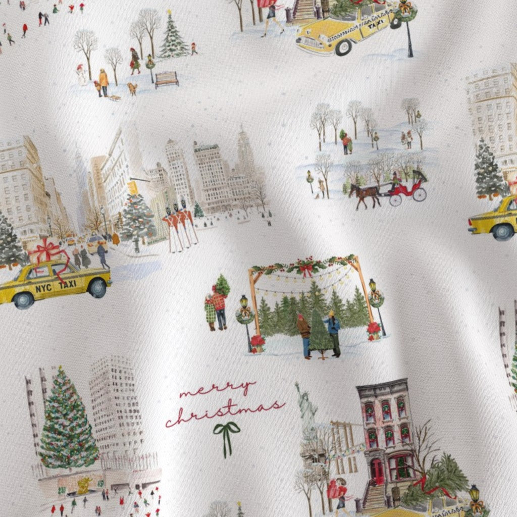 NYC Christmas Sheet Set