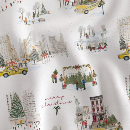 NYC Christmas Sheet Set