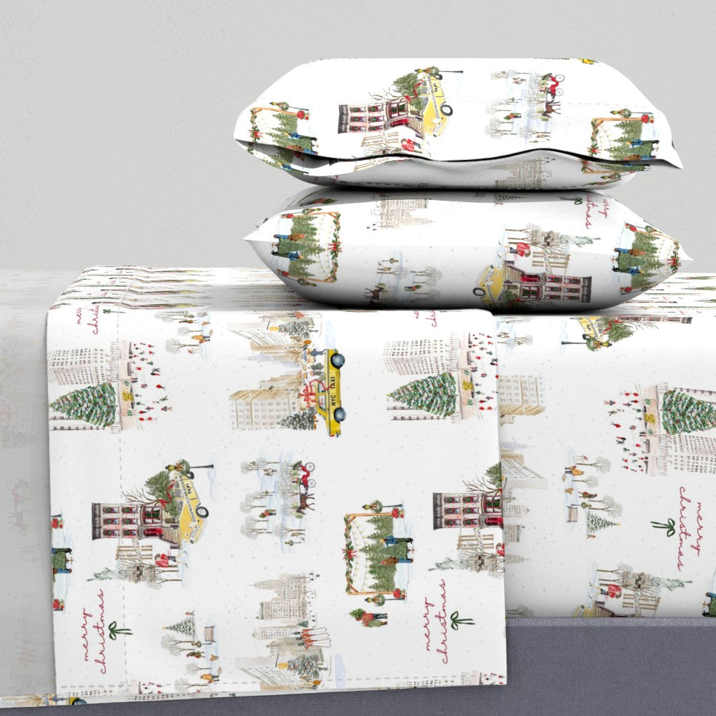 NYC Christmas Sheet Set