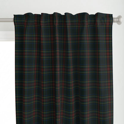 Christmas Tartan Plaid Window Curtain Panel