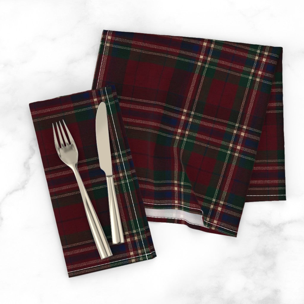 Classic Heritage Tartan Plaid Cloth Napkins