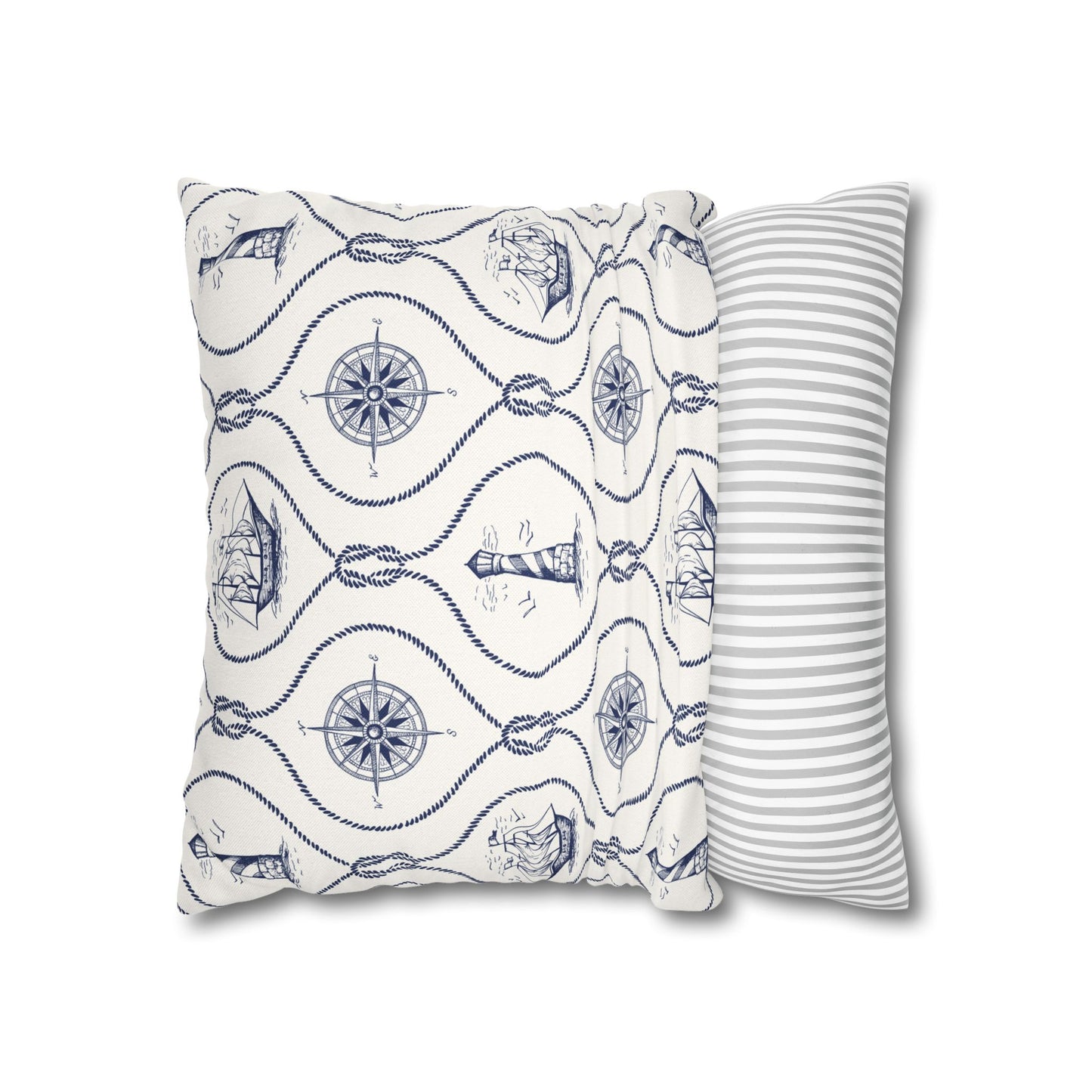 Nautical Summer Pillow Cover, Summer Home Decor, Boat House, Beach House, Marina