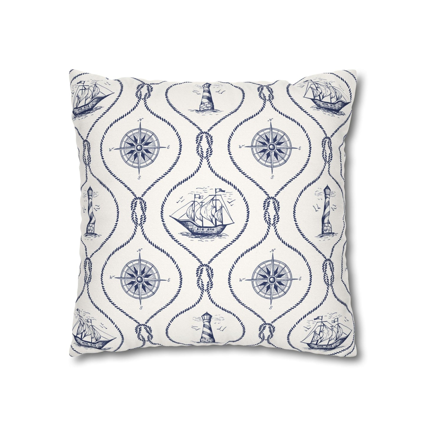 Nautical Summer Pillow Cover, Summer Home Decor, Boat House, Beach House, Marina
