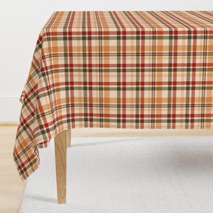 Cider Mill Plaid Tablecloth