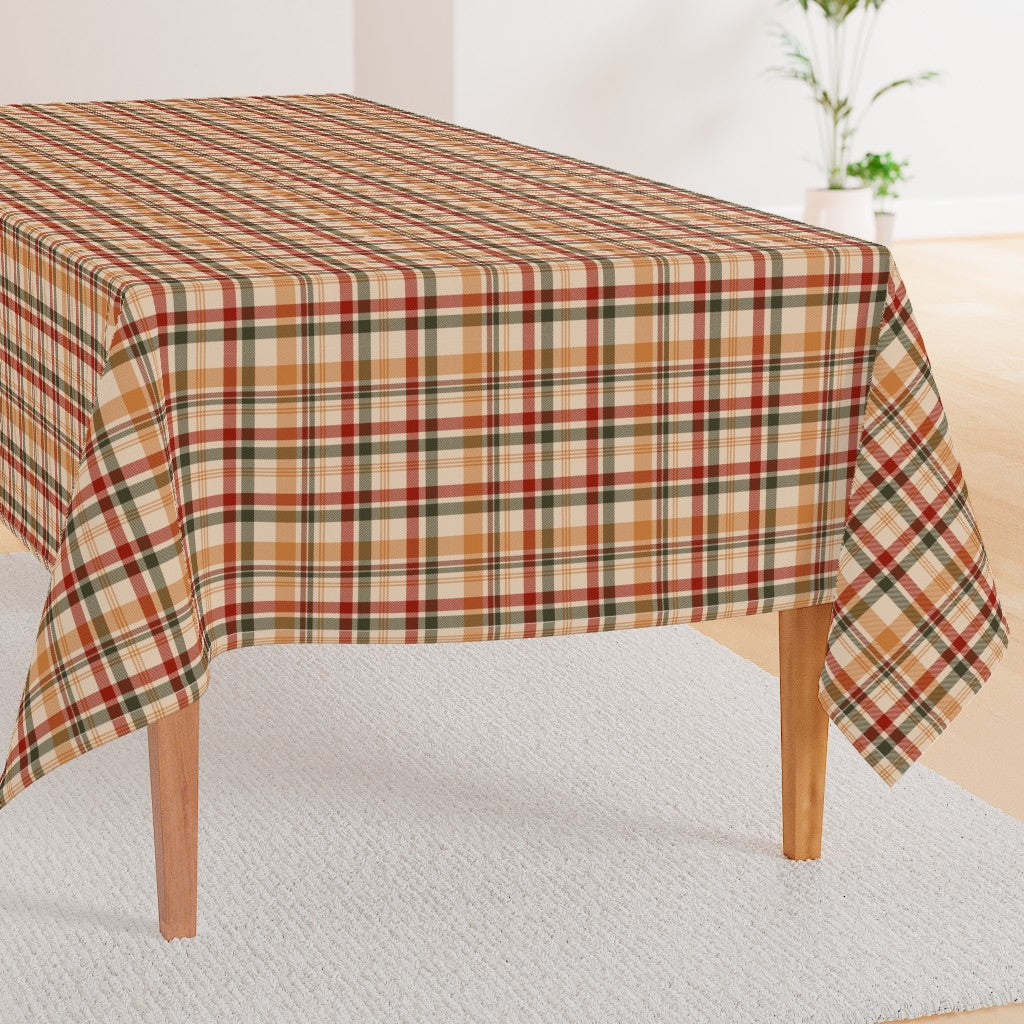 Cider Mill Plaid Tablecloth