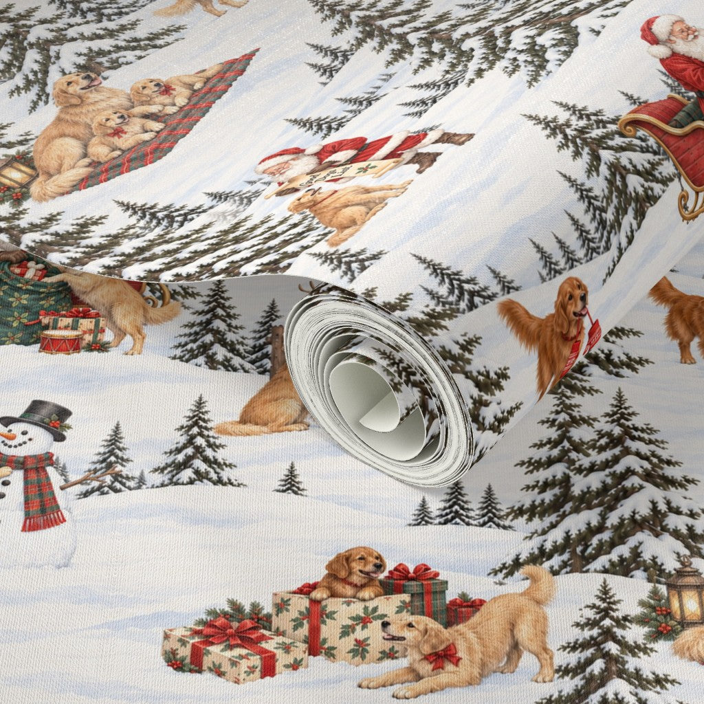 Santa's Favorite Golden Retrievers