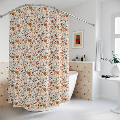 Fall Botanical Shower Curtain