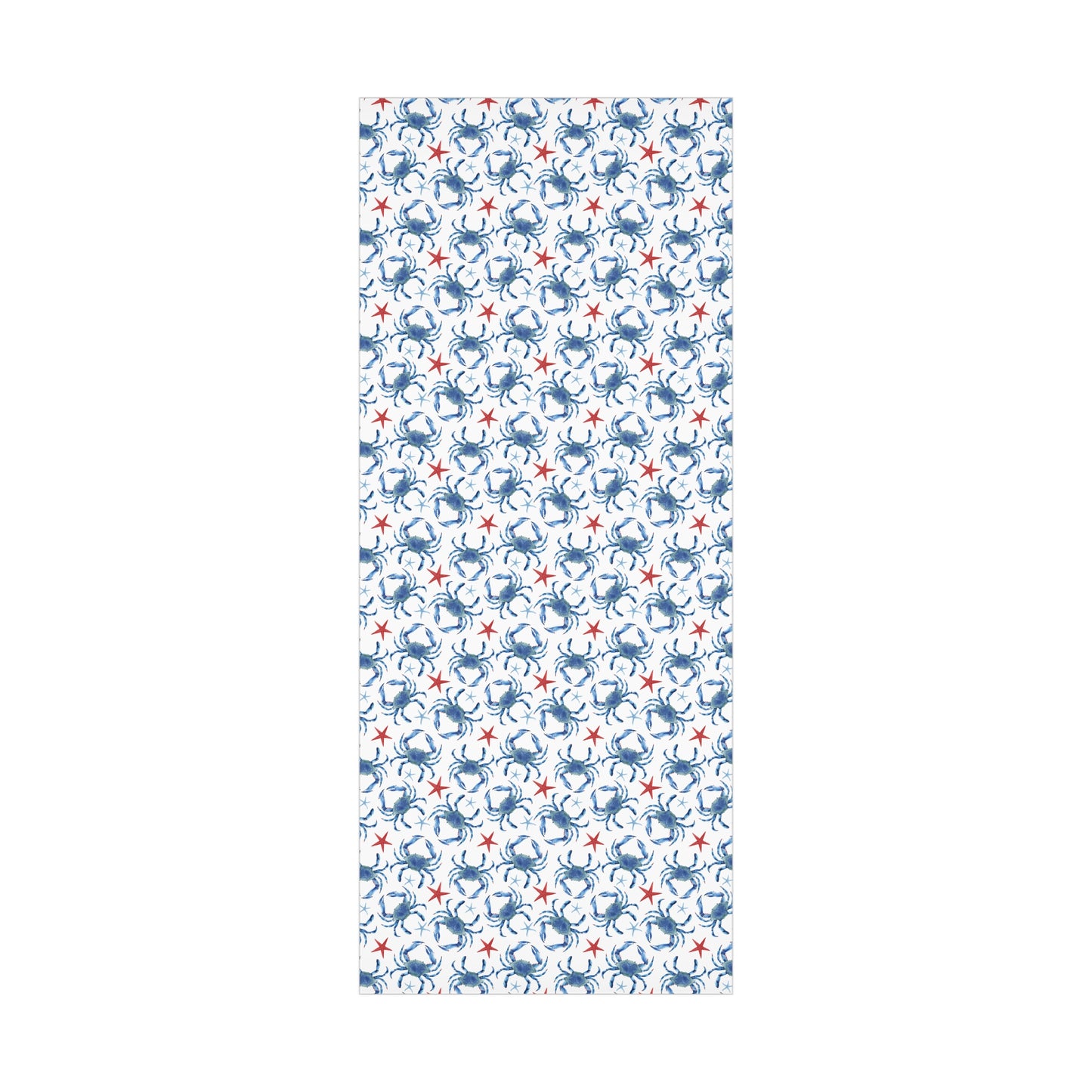 Summer Patriotic Blue Crabs Wrapping Paper