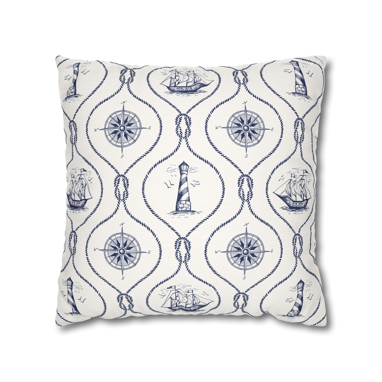 Nautical Summer Pillow Cover, Summer Home Decor, Boat House, Beach House, Marina