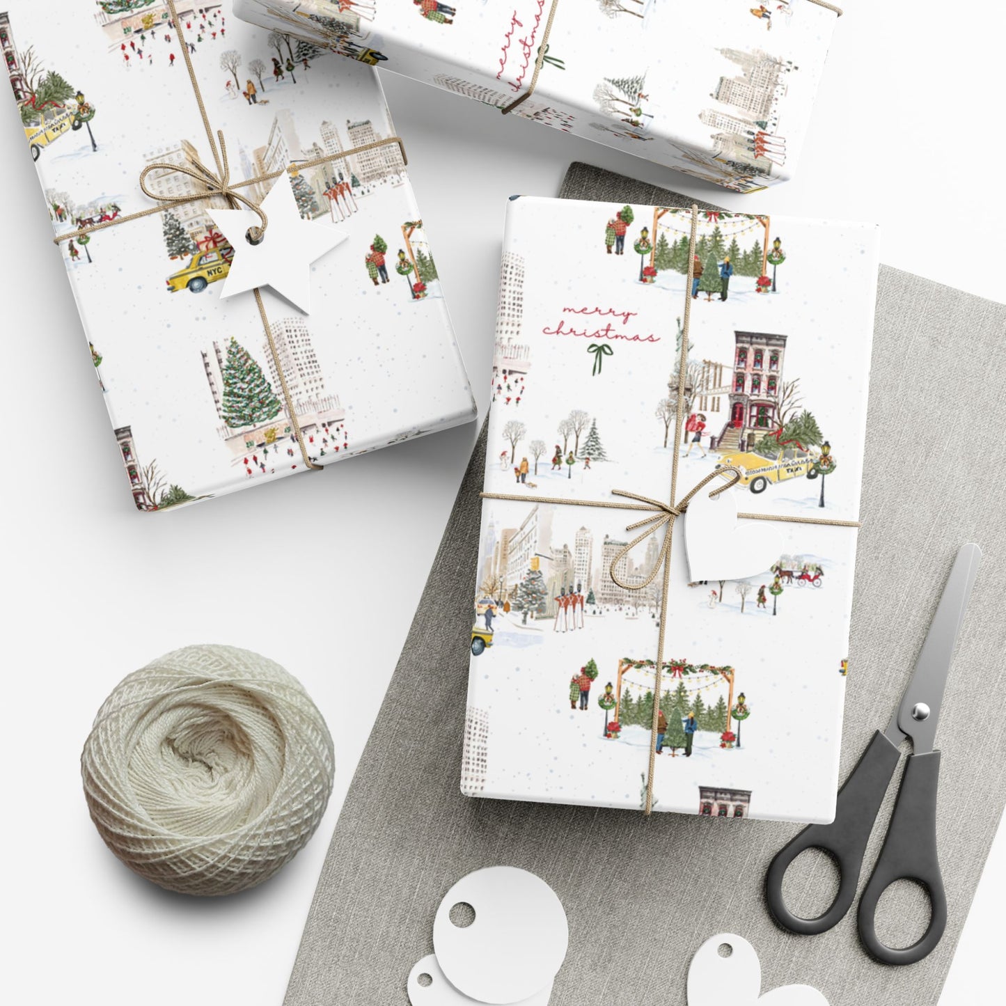NYC Christmas Wrapping Paper