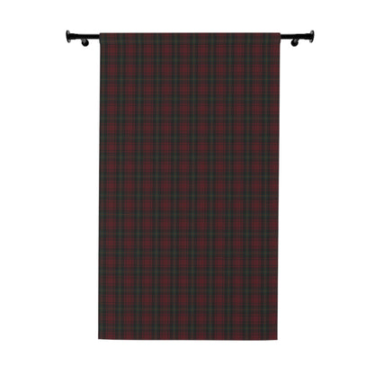 Christmas Tartan Plaid Window Curtain Panel