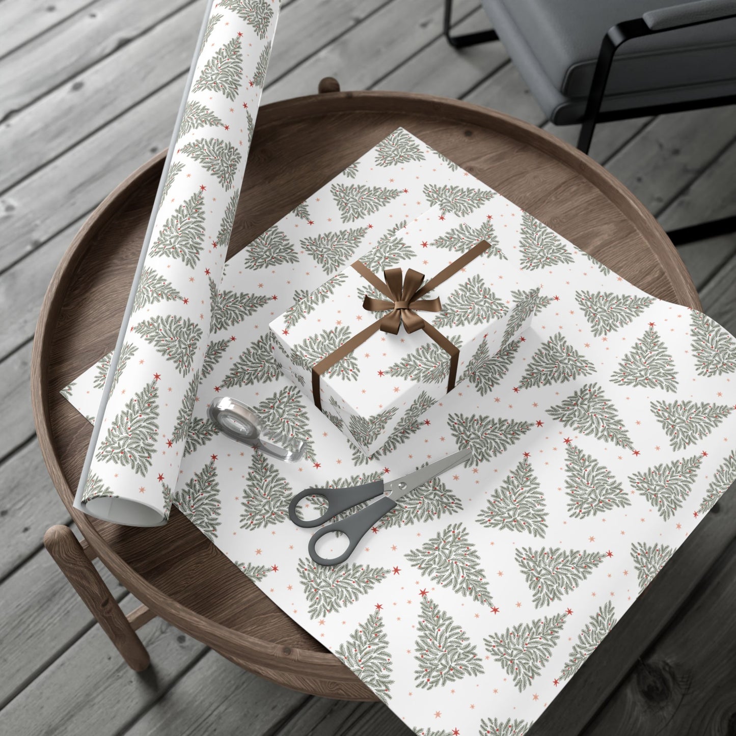 Christmas Tree Wrapping Paper