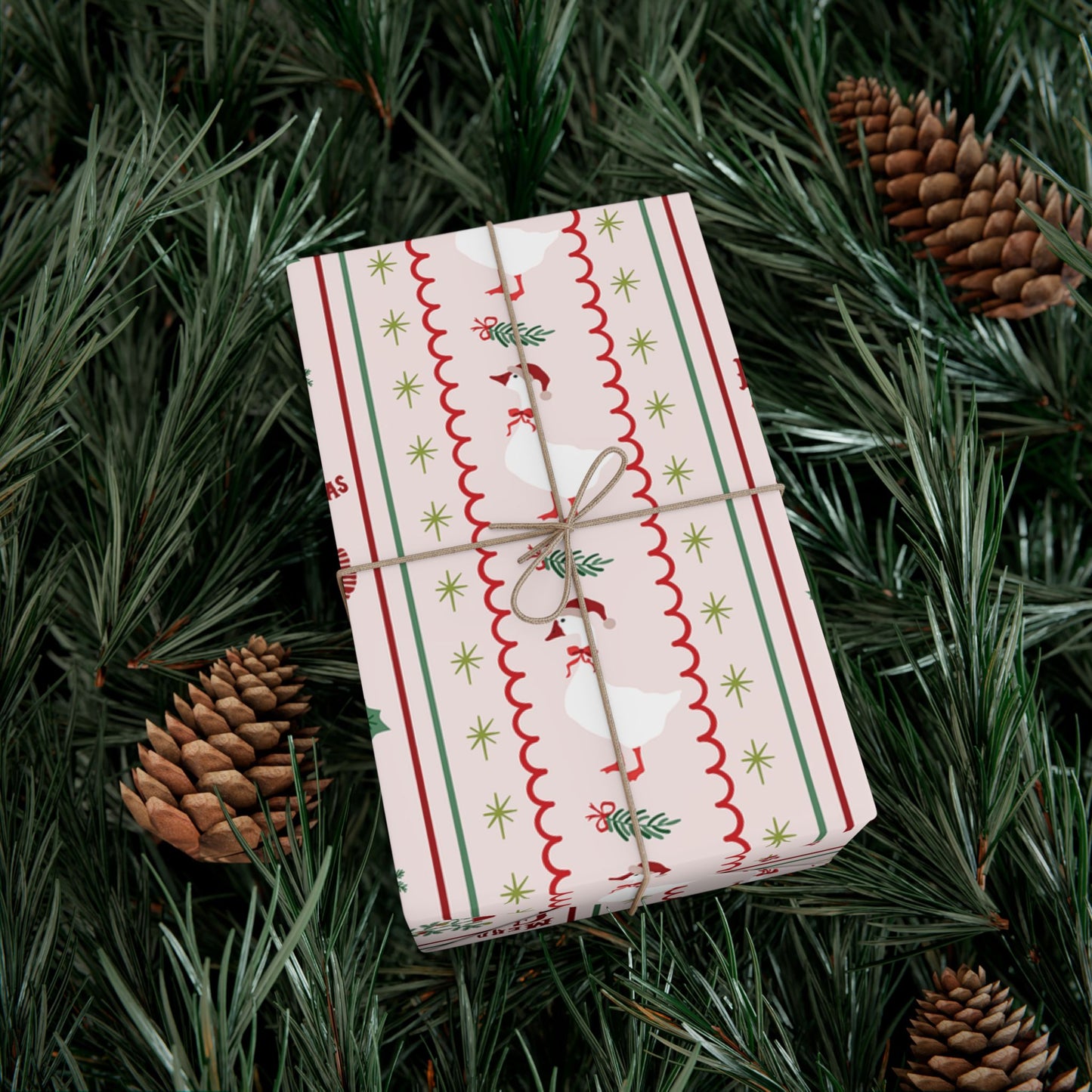 Christmas Goose Wrapping