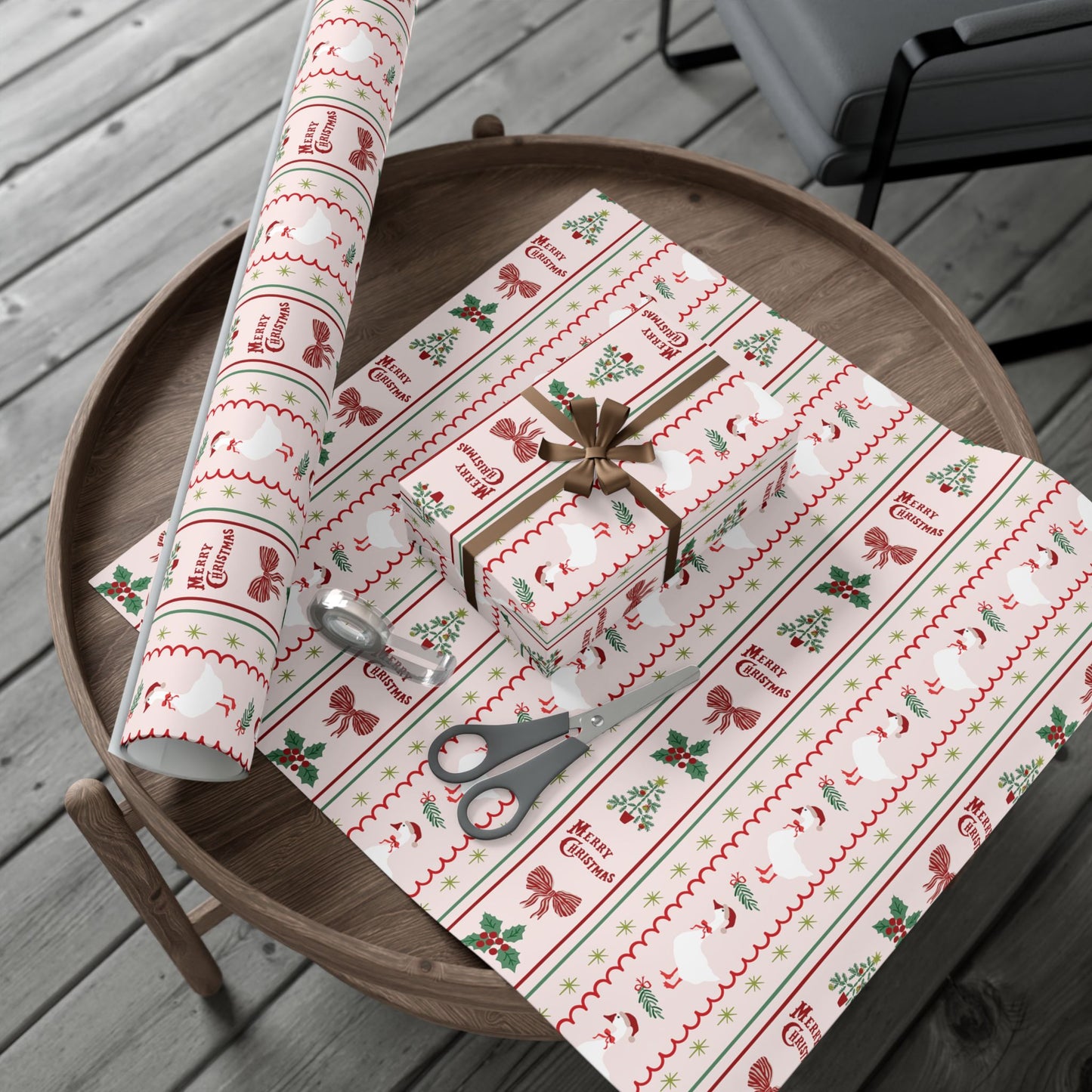 Christmas Goose Wrapping