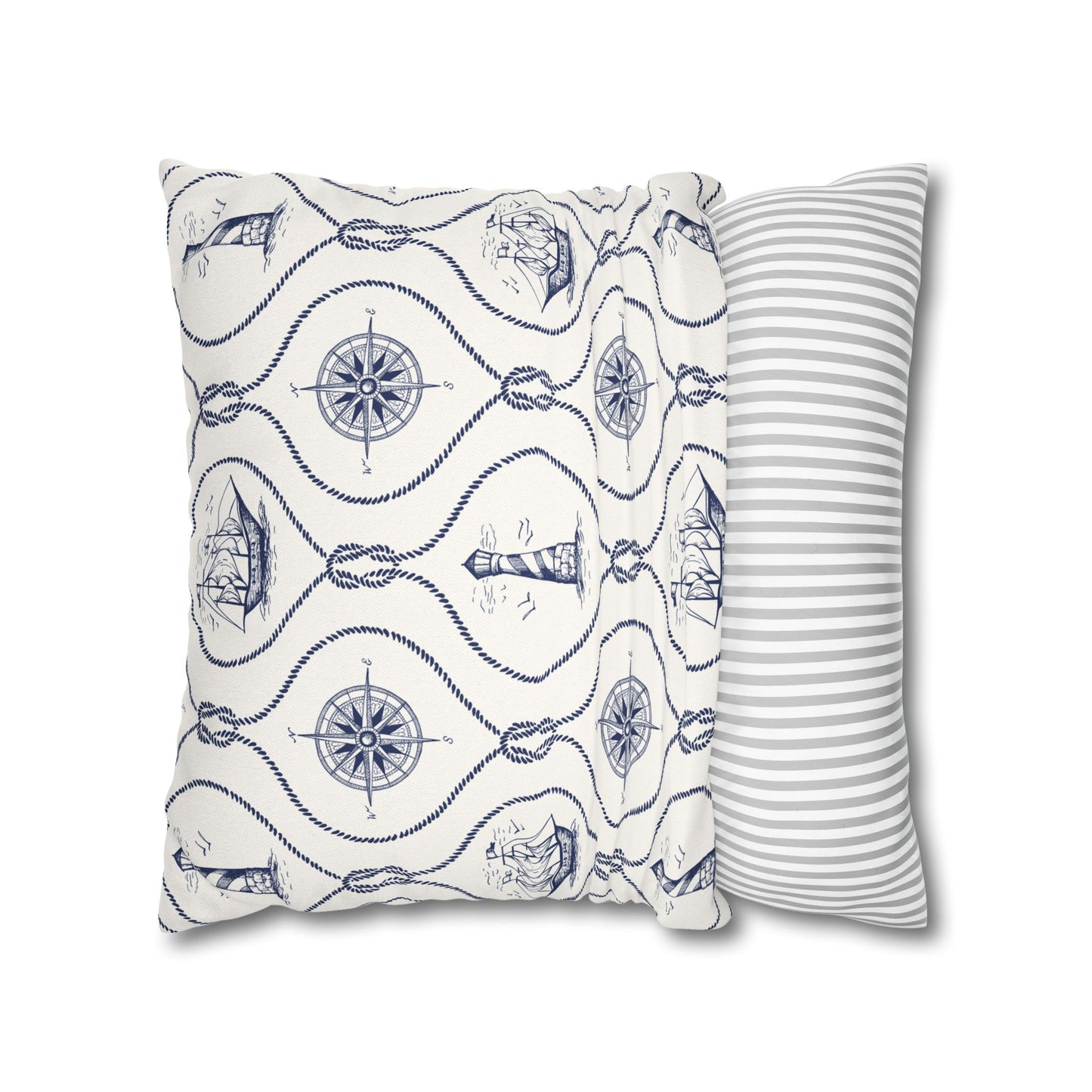 Nautical Summer Pillow Cover, Summer Home Decor, Boat House, Beach House, Marina