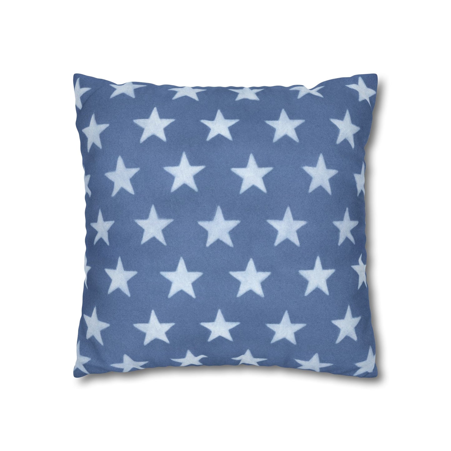 Faded Rustic Style Stars Patriotic Pillow Cover, Pairs Well W/ Our Rustic Red Striped Pillow Cover, Farmhouse Summer Decor