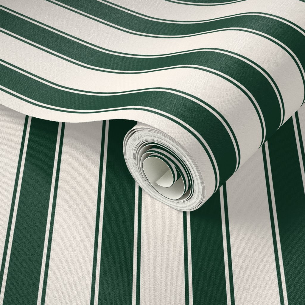 Candlewick Stripe in Evergreen