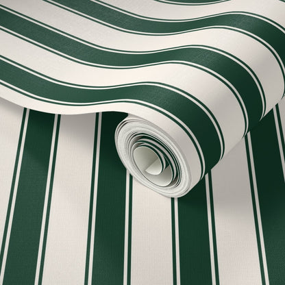 Candlewick Stripe in Evergreen