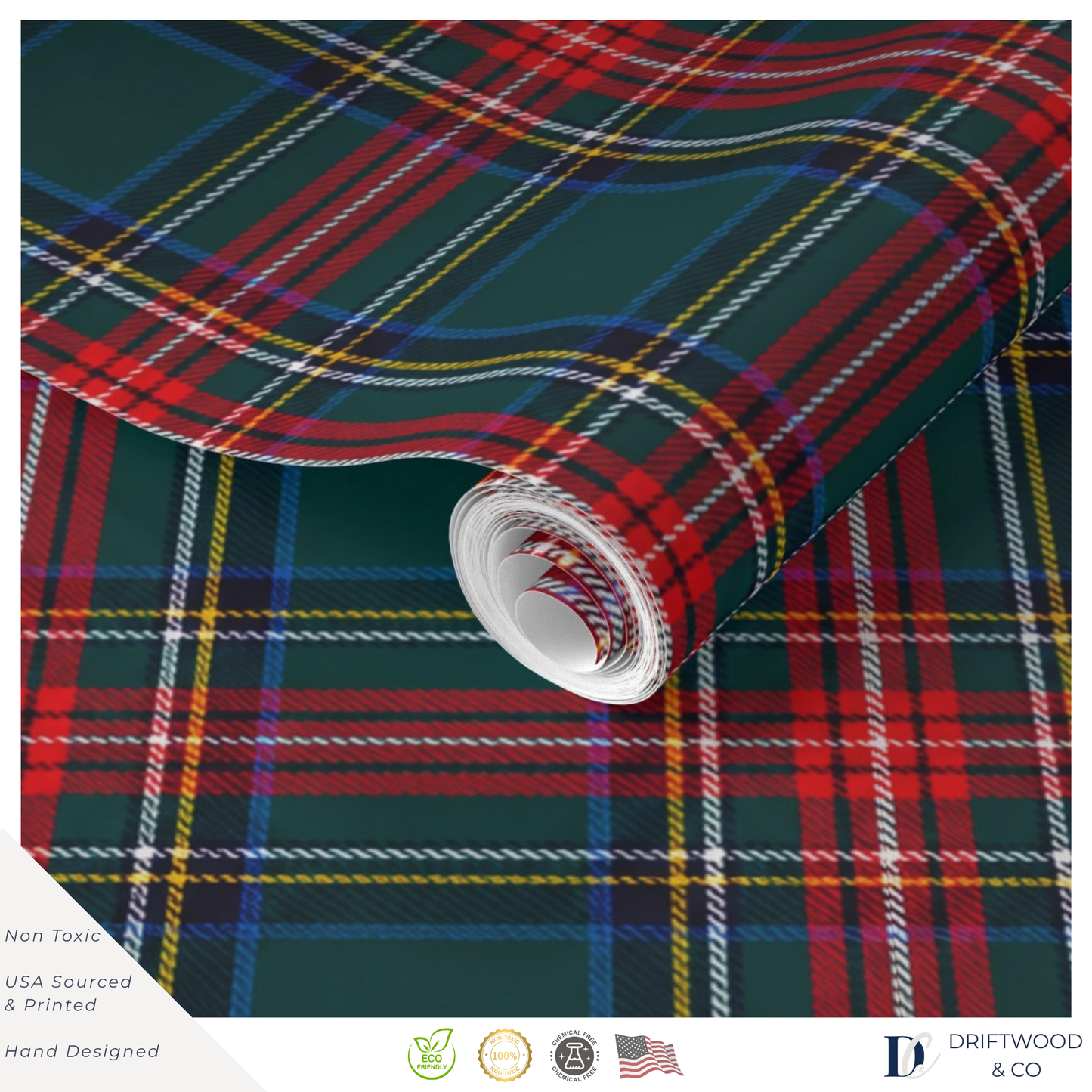 Traditional Kensington Classic Christmas Tartan Plaid