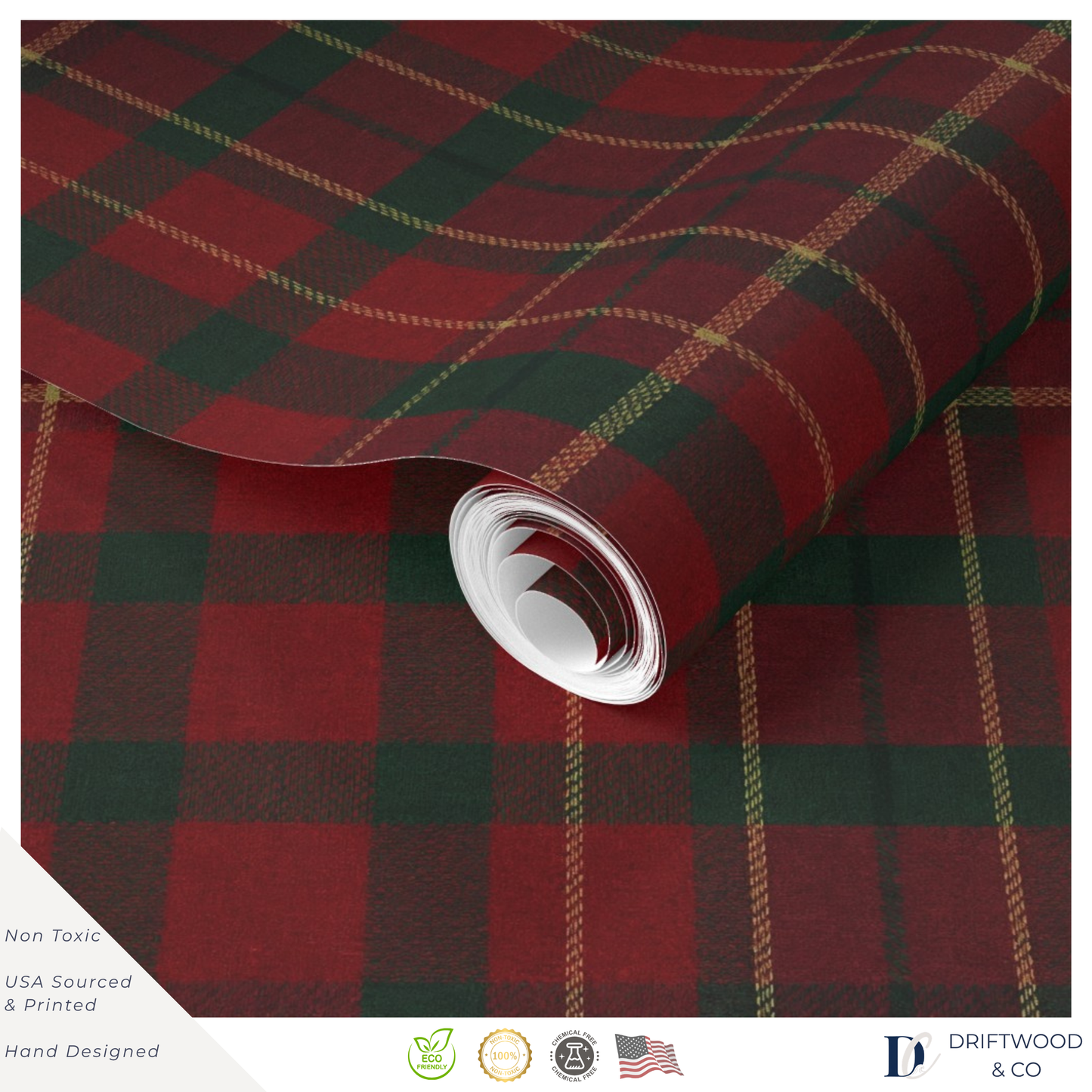 Traditional Classic Christmas Tartan Plaid