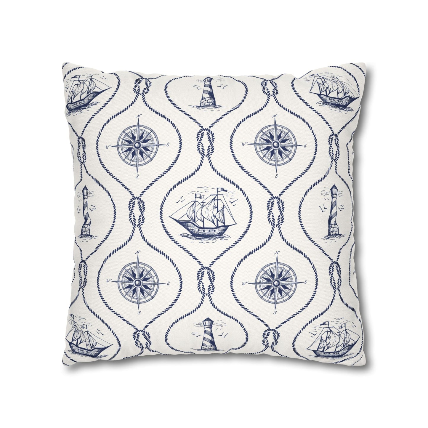 Nautical Summer Pillow Cover, Summer Home Decor, Boat House, Beach House, Marina