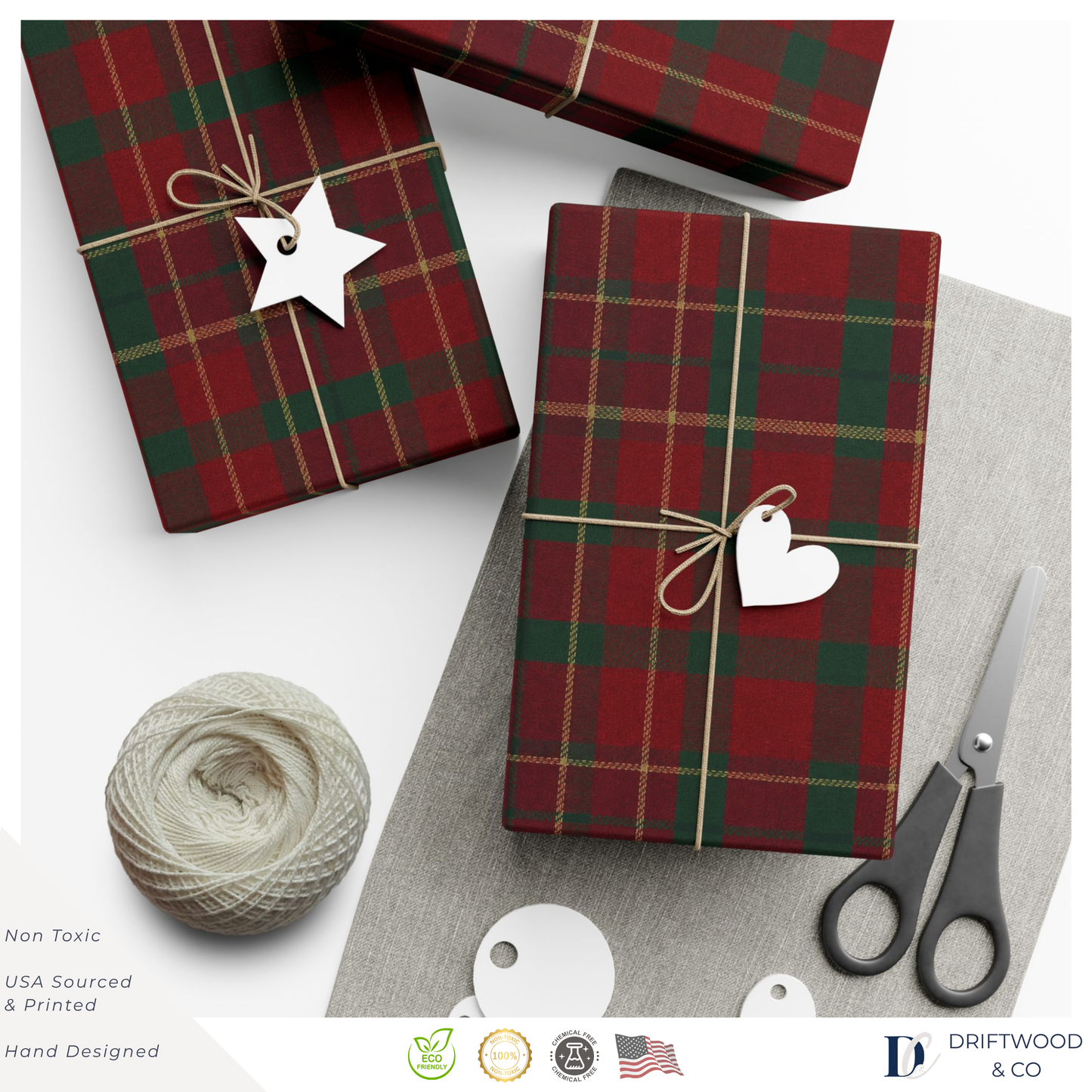 Traditional Classic Christmas Tartan Plaid