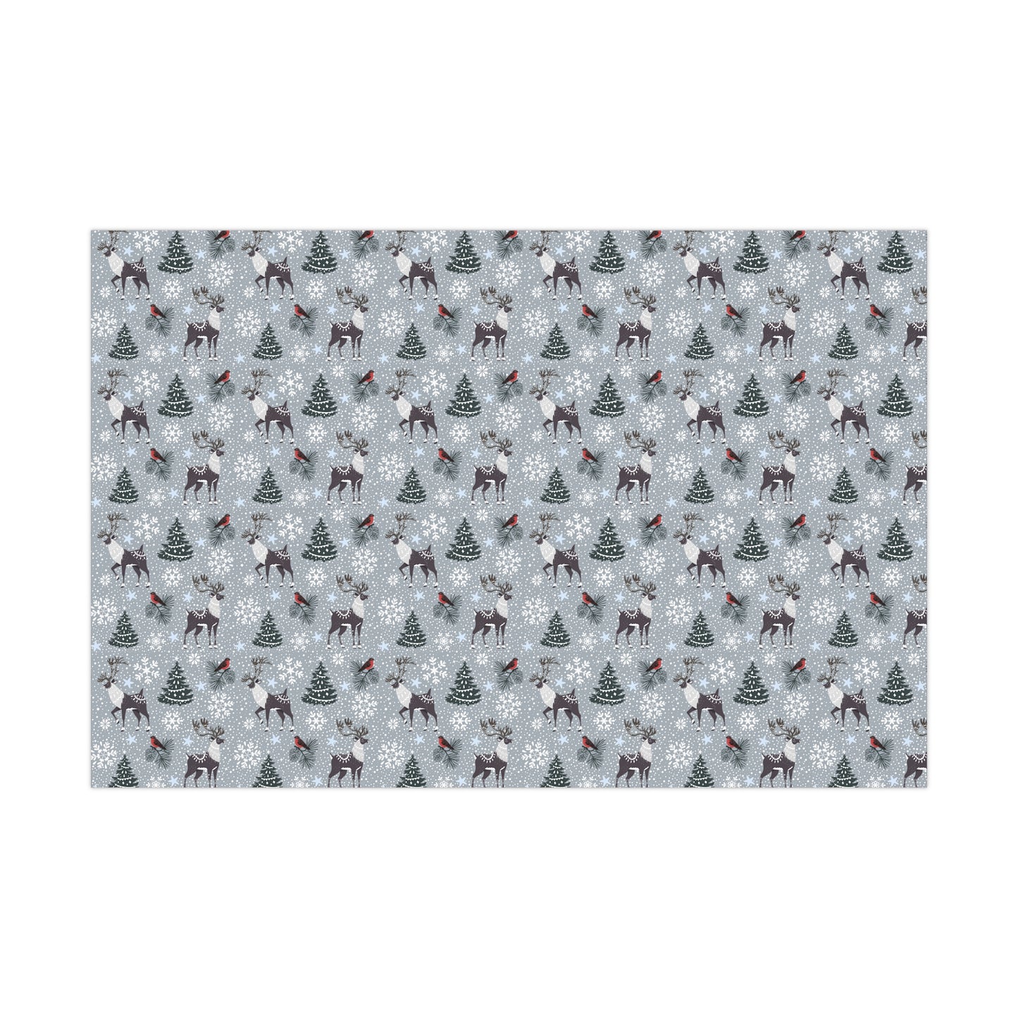 Character Moose Christmas Gift Wrap, Christmas Wrapping Paper, Christmas Snow Gift Wrap, Wrapping, Christmas Gifts