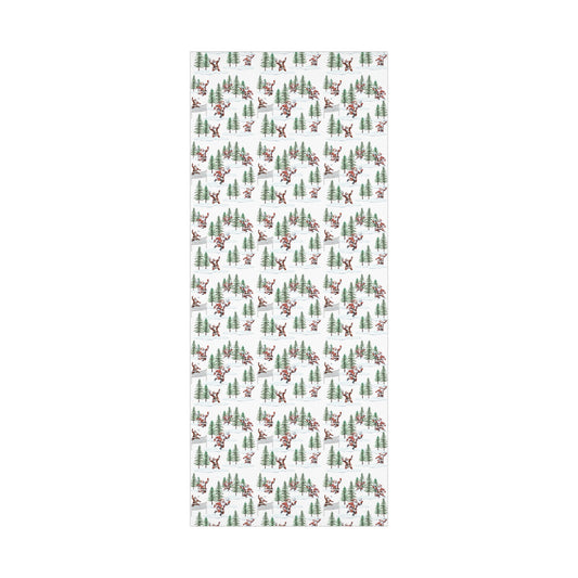 Volleyball Santa Christmas Wrapping Paper, Volleyball Gift, Sports Gift Wrap, Wrapping Paper, Personalized, Christmas Gifts, Unique Gift