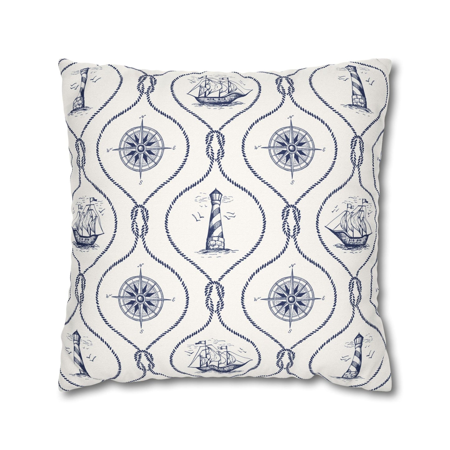 Nautical Summer Pillow Cover, Summer Home Decor, Boat House, Beach House, Marina