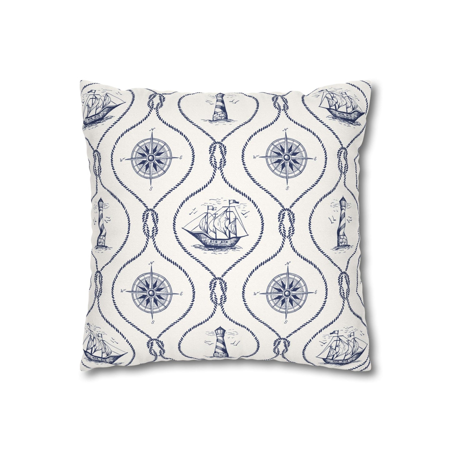 Nautical Summer Pillow Cover, Summer Home Decor, Boat House, Beach House, Marina
